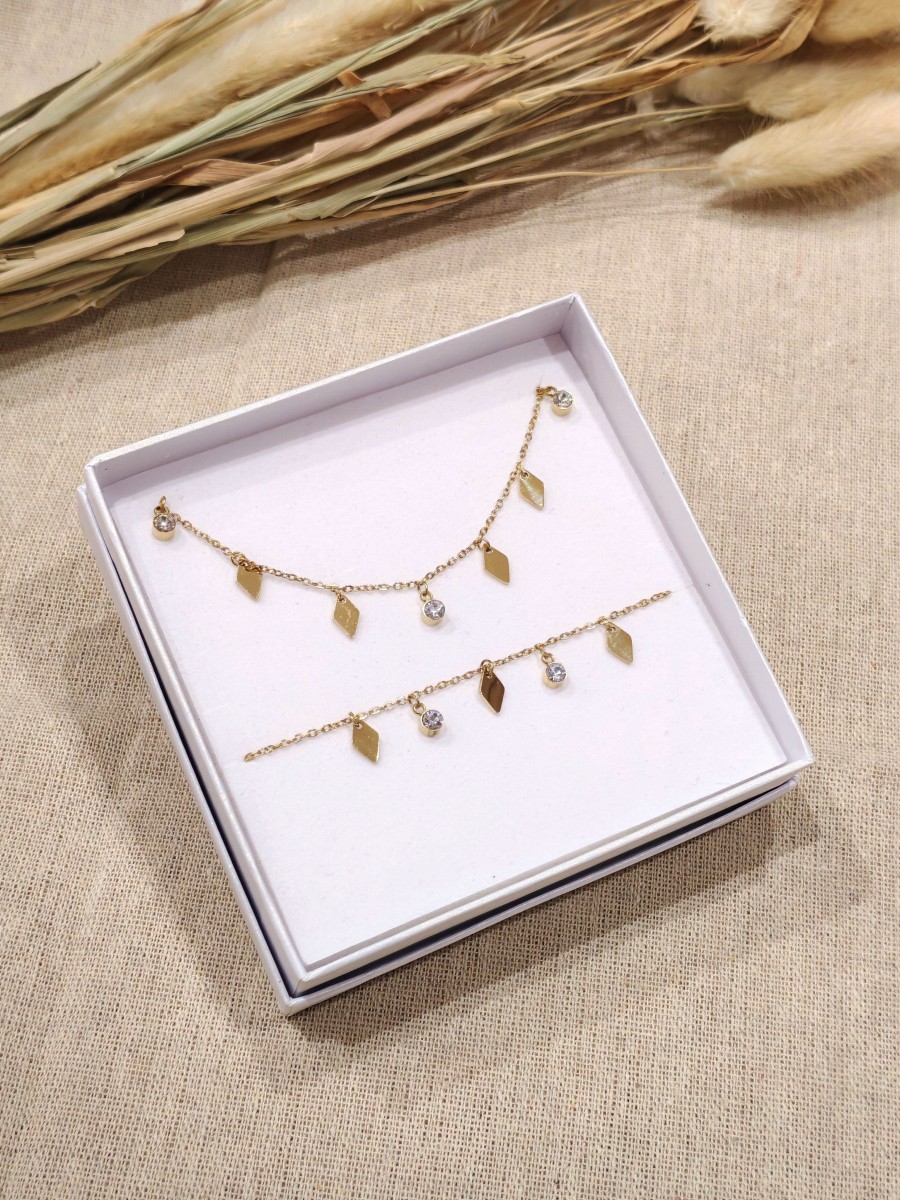 Coffret bijoux en acier inoxydable C086