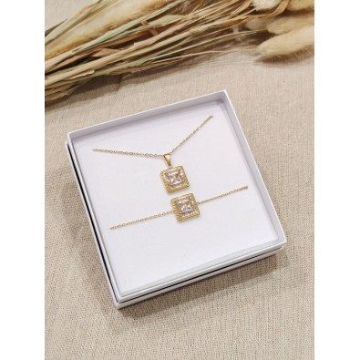 Coffret bijoux en acier...