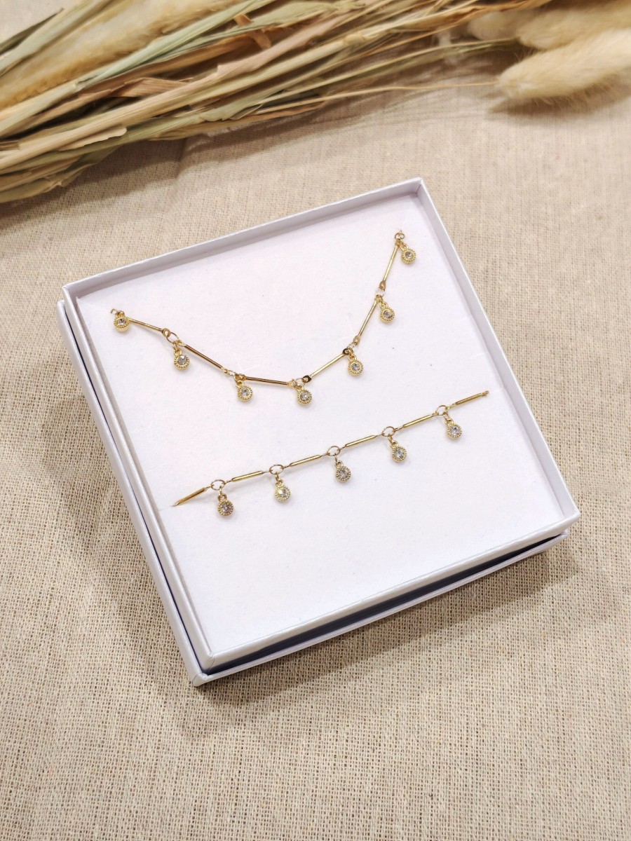 Coffret bijoux en acier inoxydable C088