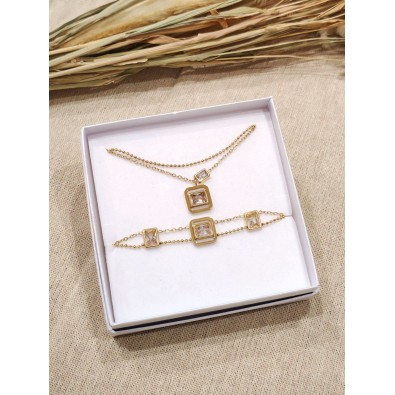 Coffret bijoux en acier...