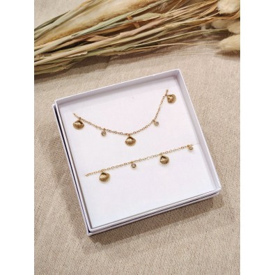 Coffret bijoux en acier...