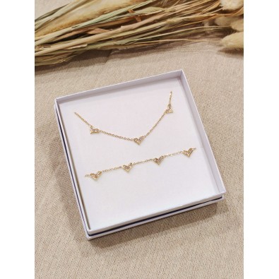 Coffret bijoux en acier...