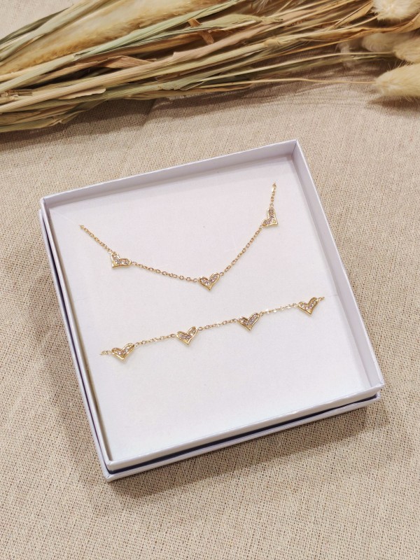 Coffret bijoux en acier inoxydable C092