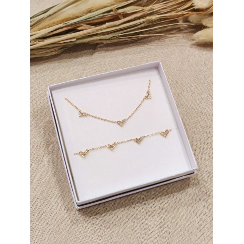 Coffret bijoux en acier inoxydable C092