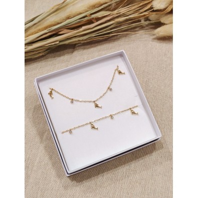 Coffret bijoux en acier...