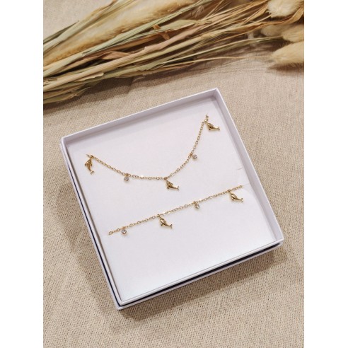 Coffret bijoux en acier inoxydable C093