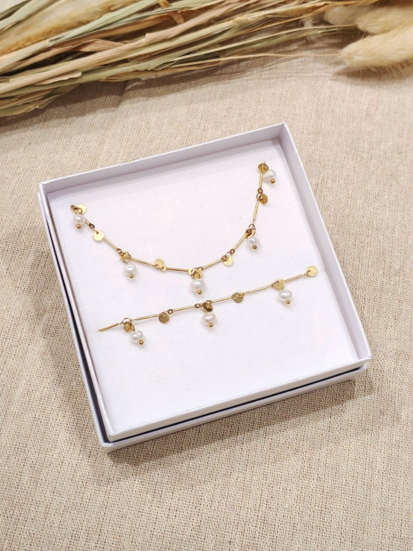 Coffret bijoux en acier inoxydable C095