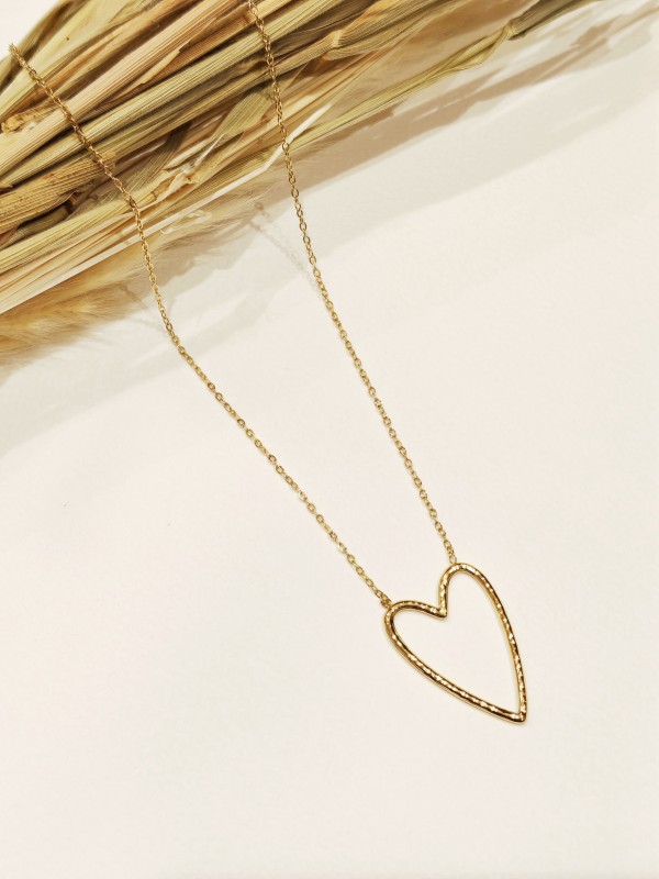 Collier acier inoxydable femme N155