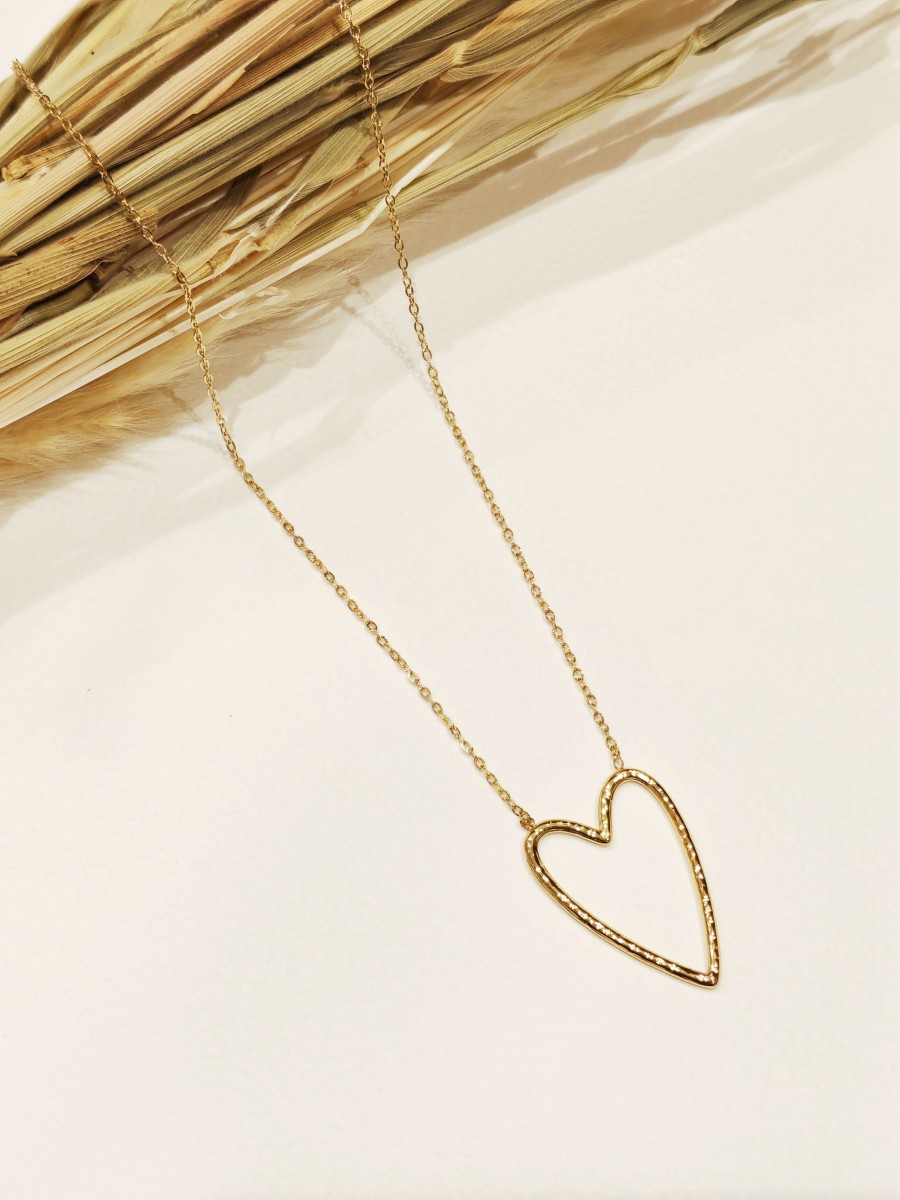 Collier acier inoxydable femme N155