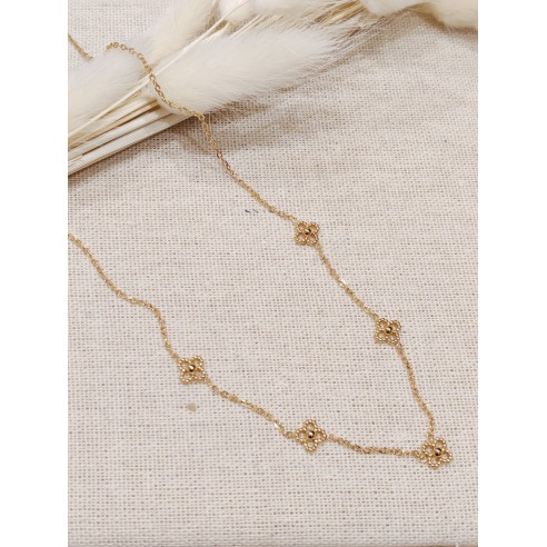 Collier acier inoxydable femme N156