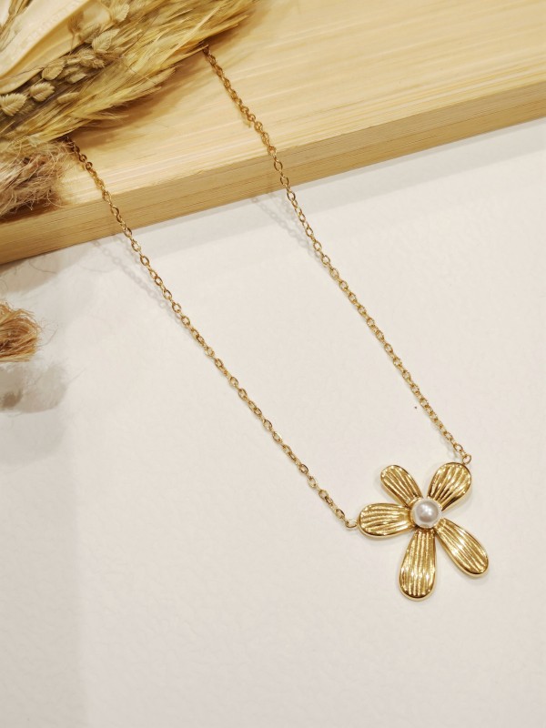 Collier acier inoxydable femme N157