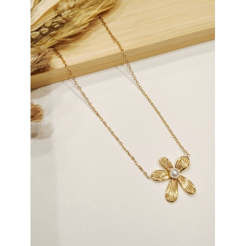 Collier acier inoxydable femme N157