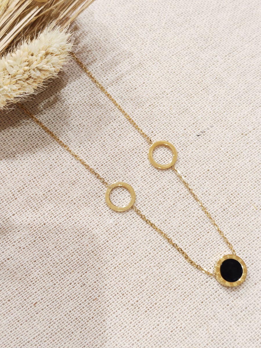 Collier acier inoxydable femme N159