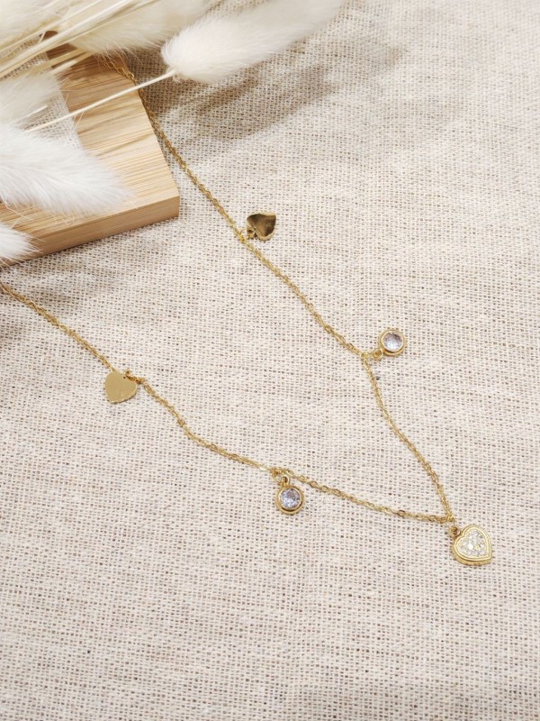 Collier acier inoxydable femme N160