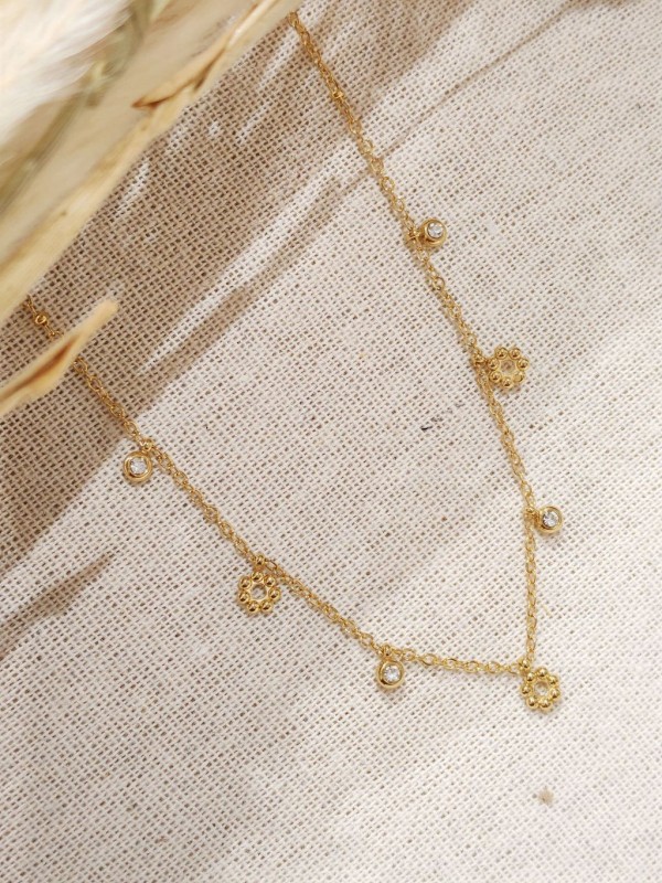 Collier acier inoxydable femme N164