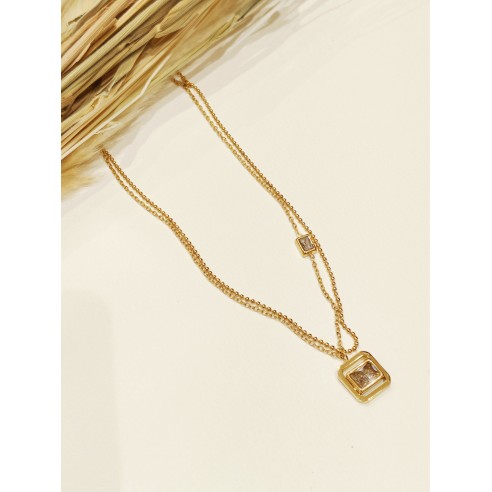 Collier acier inoxydable femme N165 Collier acier inoxydable femme N165