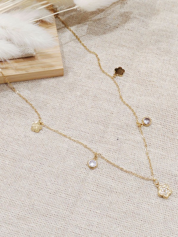 Collier acier inoxydable femme N166