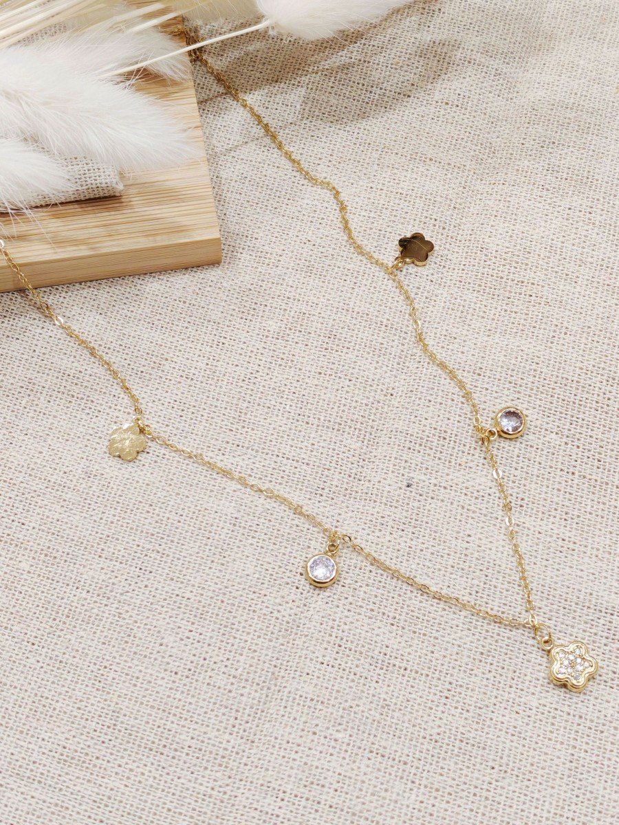 Collier acier inoxydable femme N166