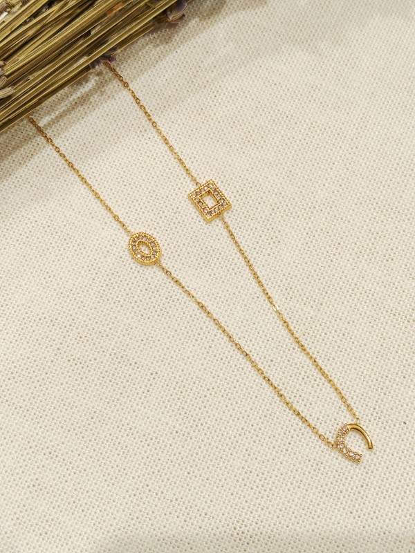 Collier acier inoxydable femme N169