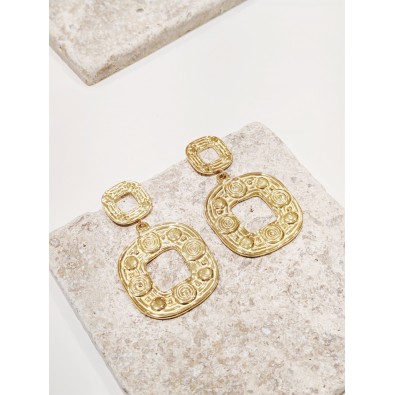 Boucles d'oreilles acier...