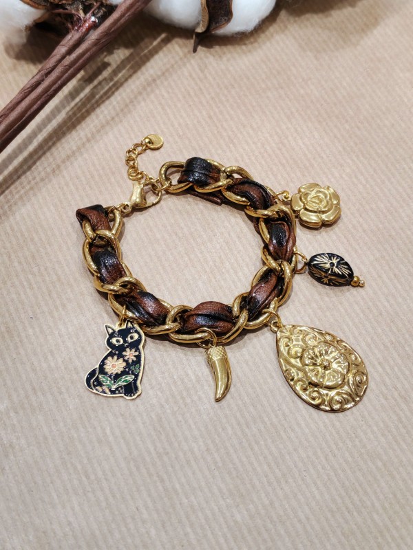 Bracelet en acier inoxydable B166