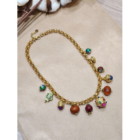 Collier acier inoxydable femme N174