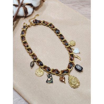 Collier acier inoxydable...