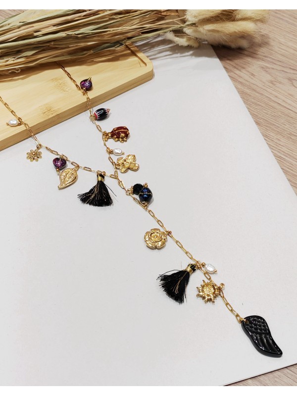 Collier en acier inoxydable femme N185
