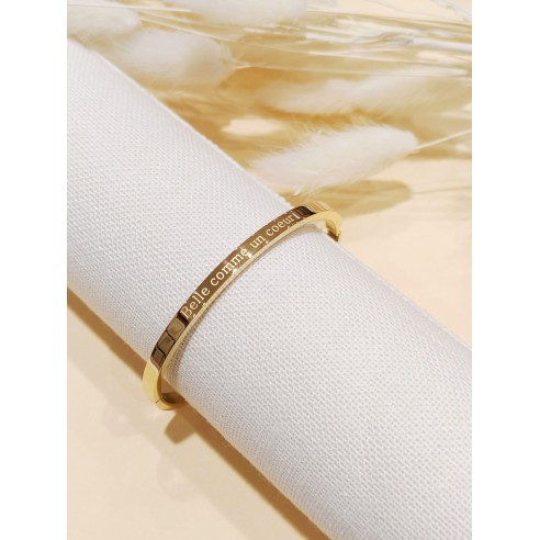 Bracelet avec message acier...