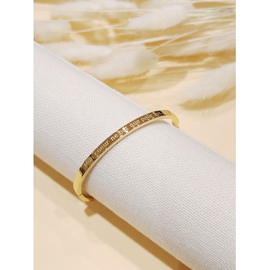 Bracelet avec message acier...