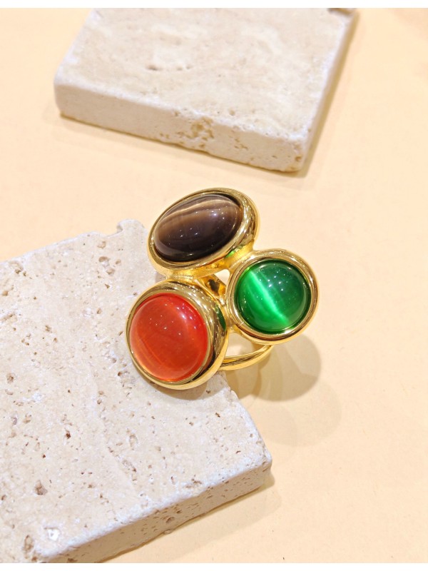 Bague en acier inoxydable R142