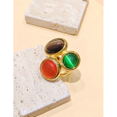 Bague en acier inoxydable R142