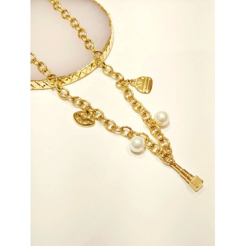 Collier en acier inoxydable femme N192