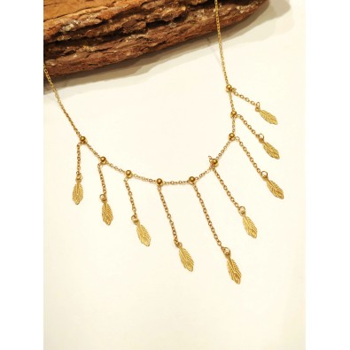 Collier en acier inoxydable...