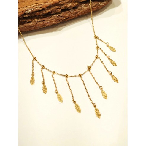 Collier en acier inoxydable femme N194