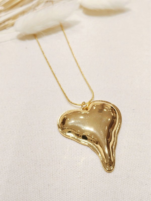Collier en acier inoxydable femme N197
