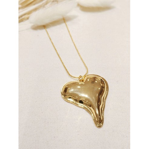 Collier en acier inoxydable femme N197