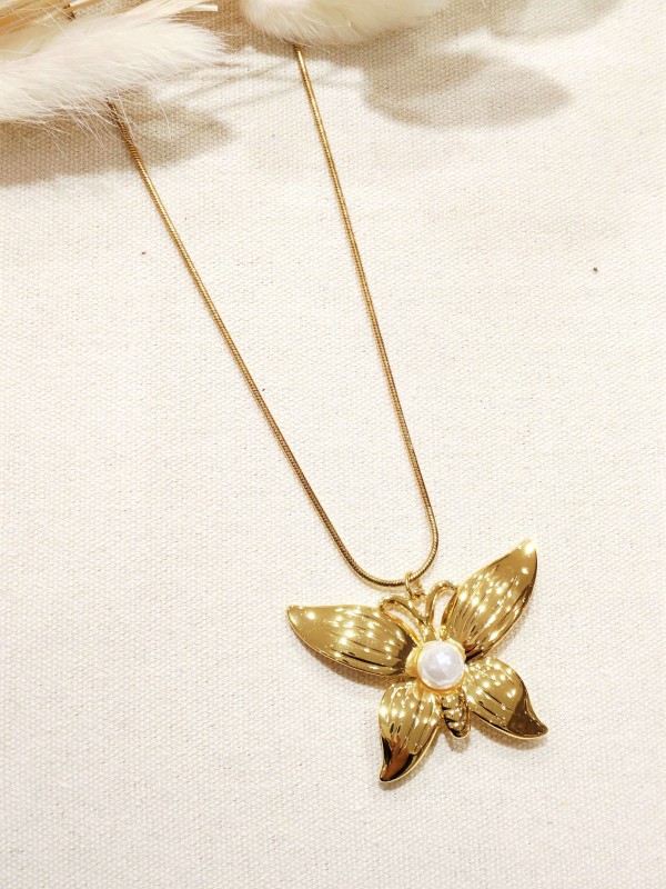 Collier en acier inoxydable femme N202