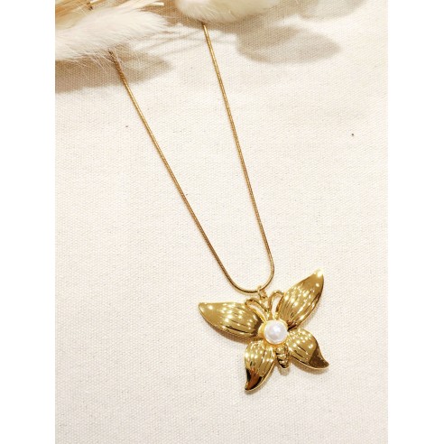 Collier en acier inoxydable femme N202