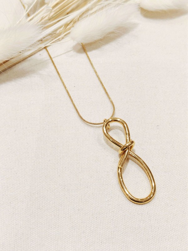 Collier en acier inoxydable femme N207