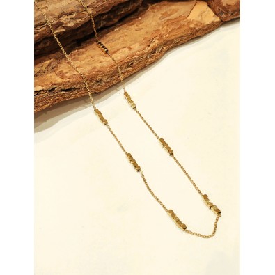 Collier en acier inoxydable...