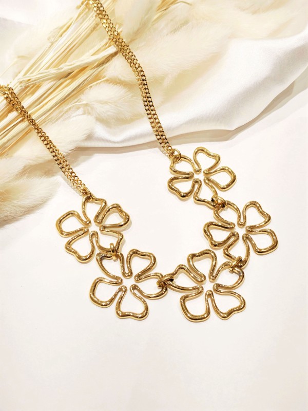 Collier en acier inoxydable femme N209