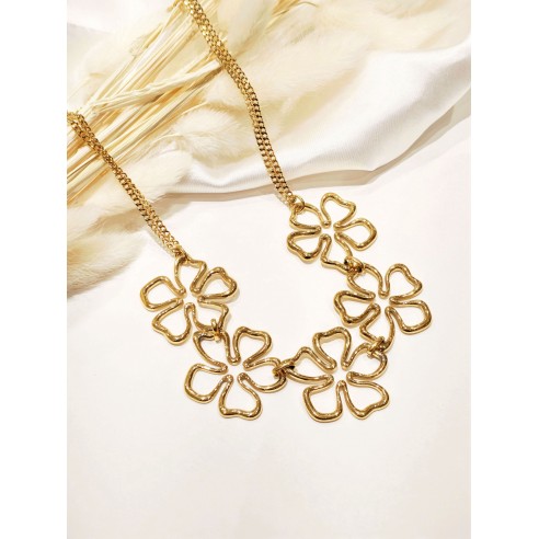 Collier en acier inoxydable femme N209