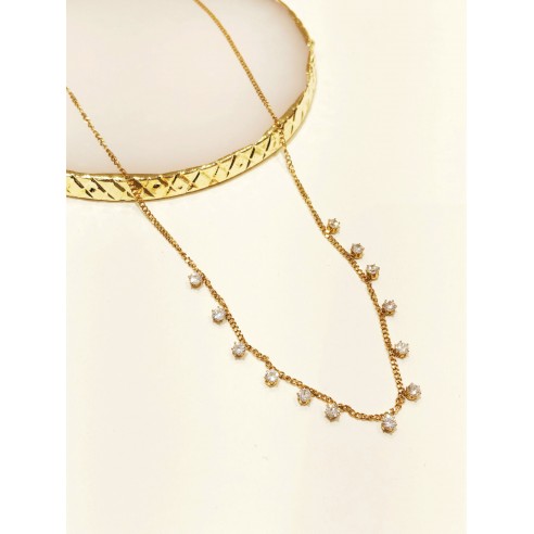 Collier en acier inoxydable femme N211