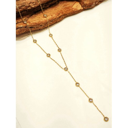 Collier en acier inoxydable femme N212