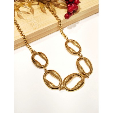 Collier en acier inoxydable...