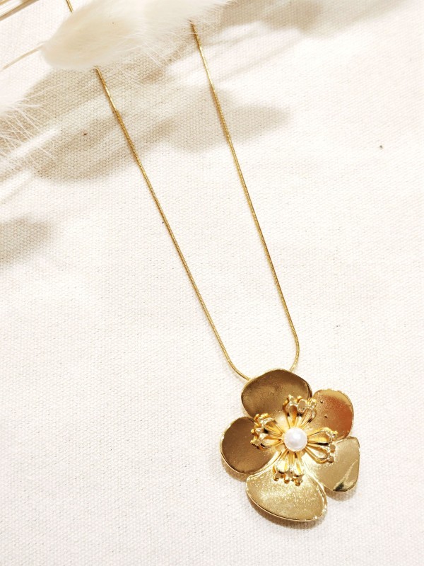 Collier en acier inoxydable femme N214
