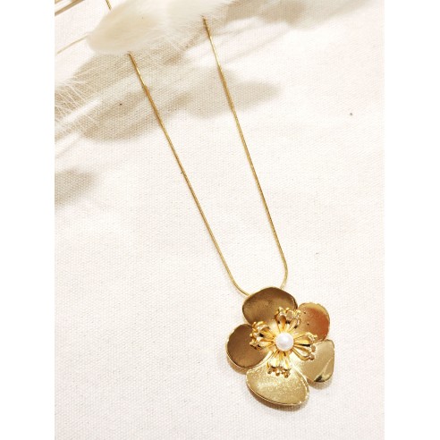 Collier en acier inoxydable femme N214