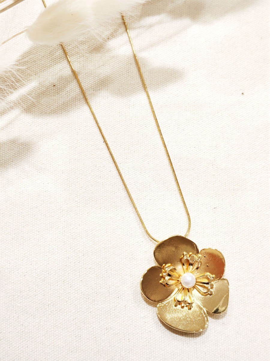 Collier en acier inoxydable femme N214