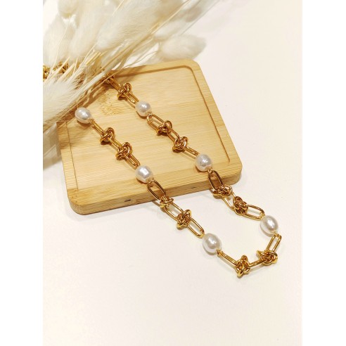 Collier en acier inoxydable femme N215